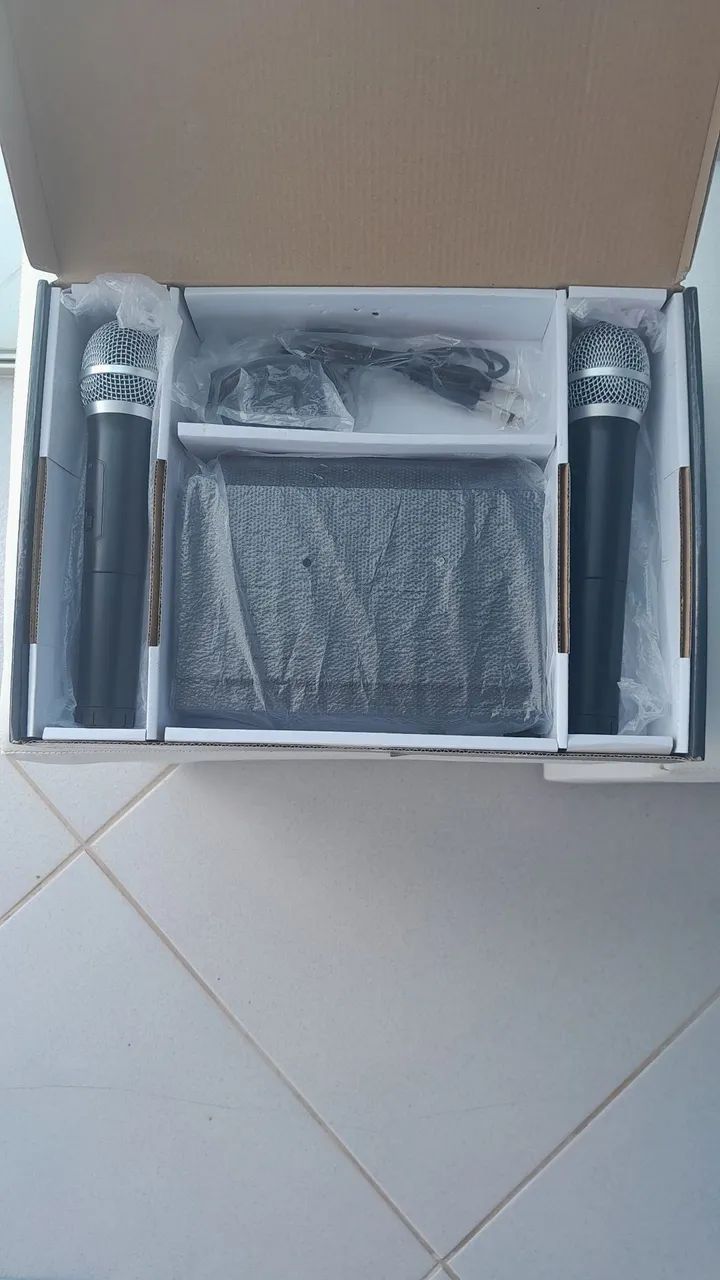 Microfones sem fio wireless