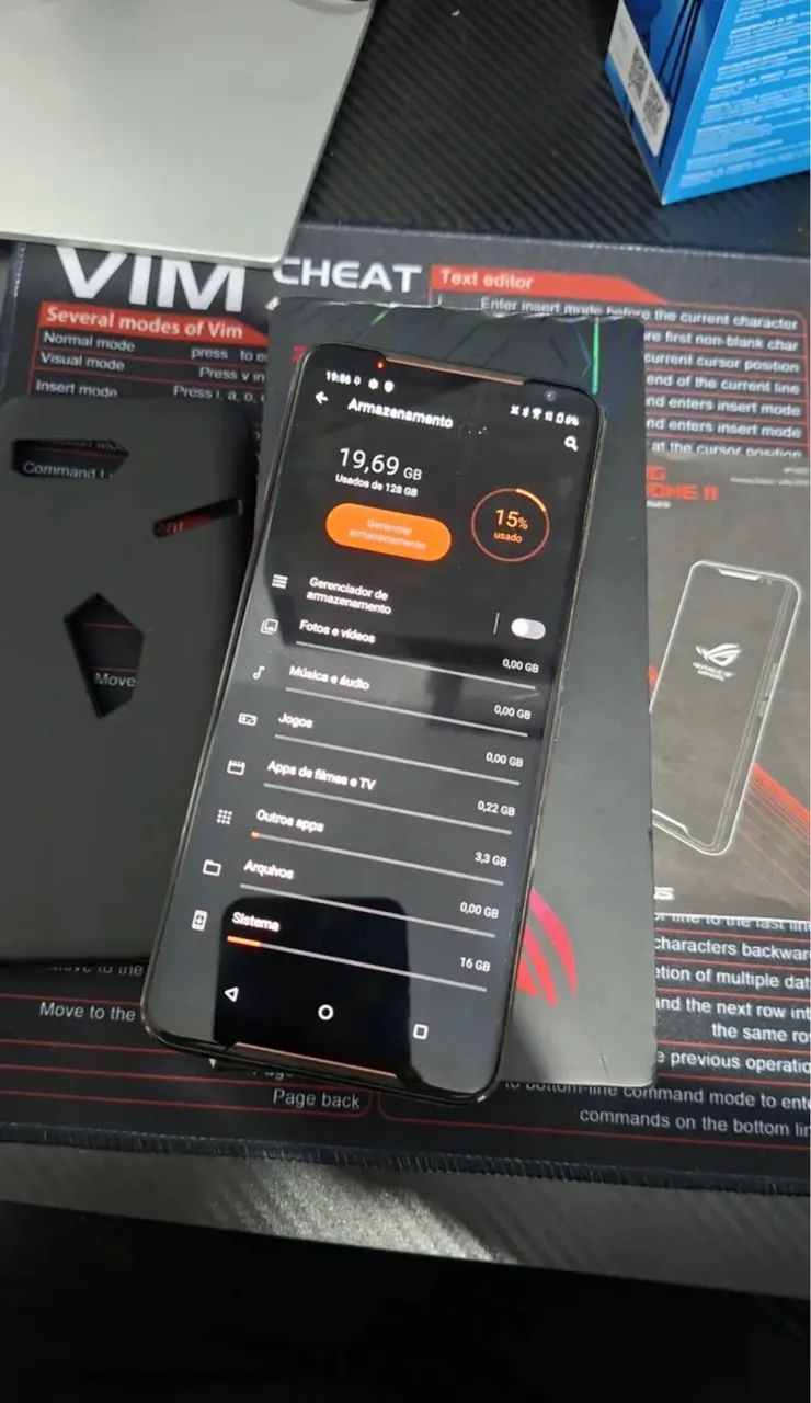 Celular gamer Rog phone 2 - Foto 4