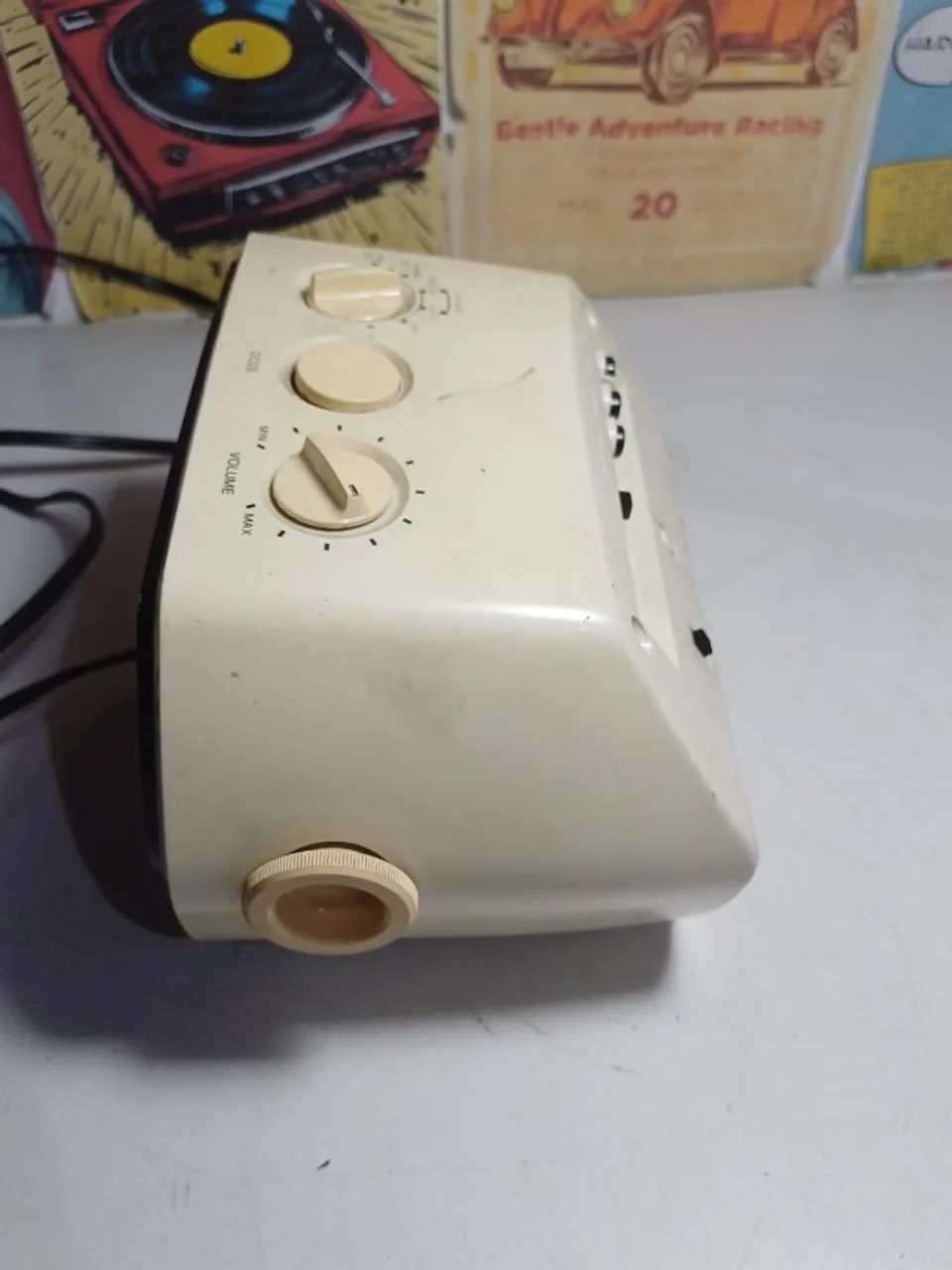  rádio relógio antigo Panasonic RC-55 - Foto 5