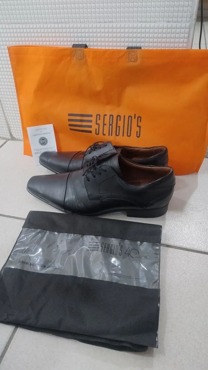 Sapato social sergio's masculino número 44