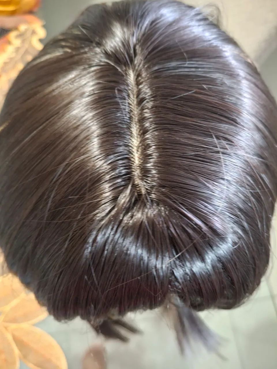 PERUCA CHANEL COM FRANJA E MECHAS LOIRA - Foto 5