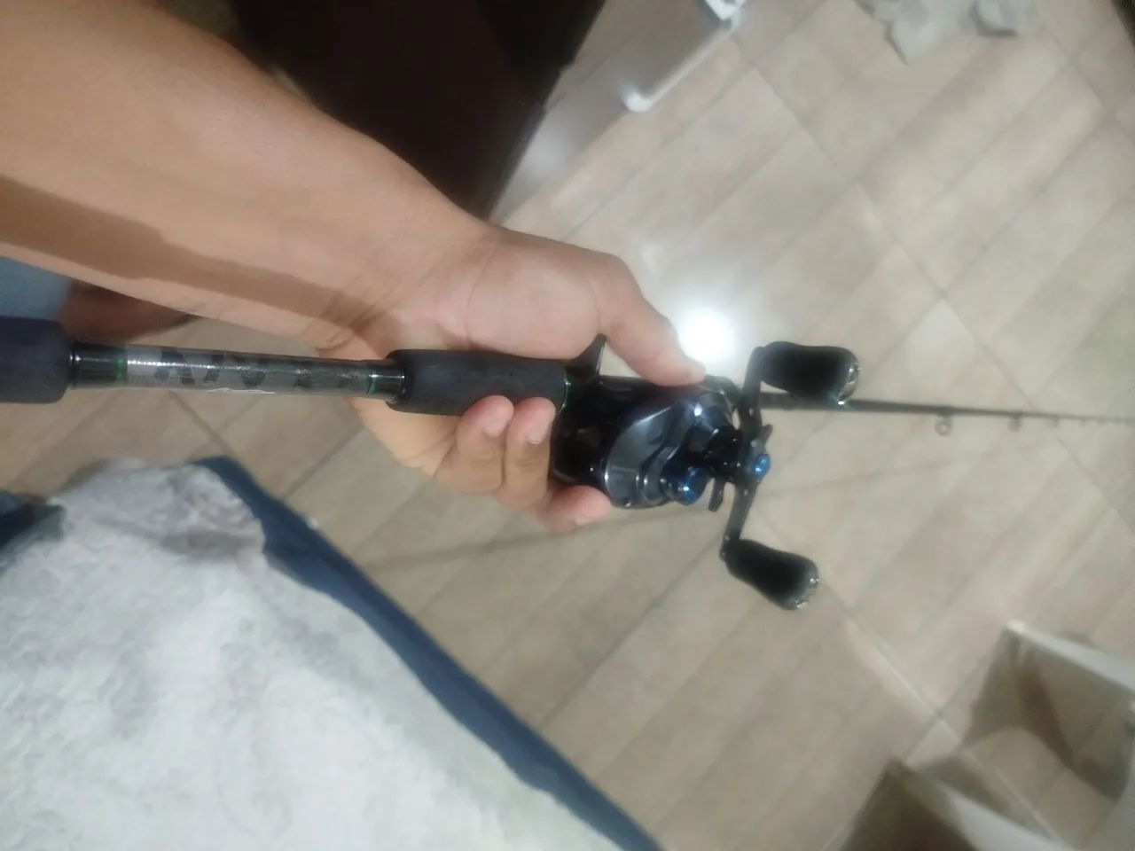 Kit de pesca vara e carretilha Shimano  - Foto 3