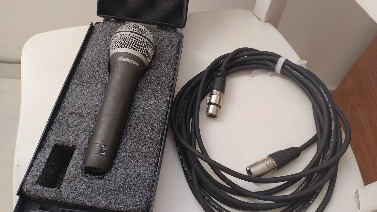 Microfone Samson Q7 + cabo (6m) - Foto 3