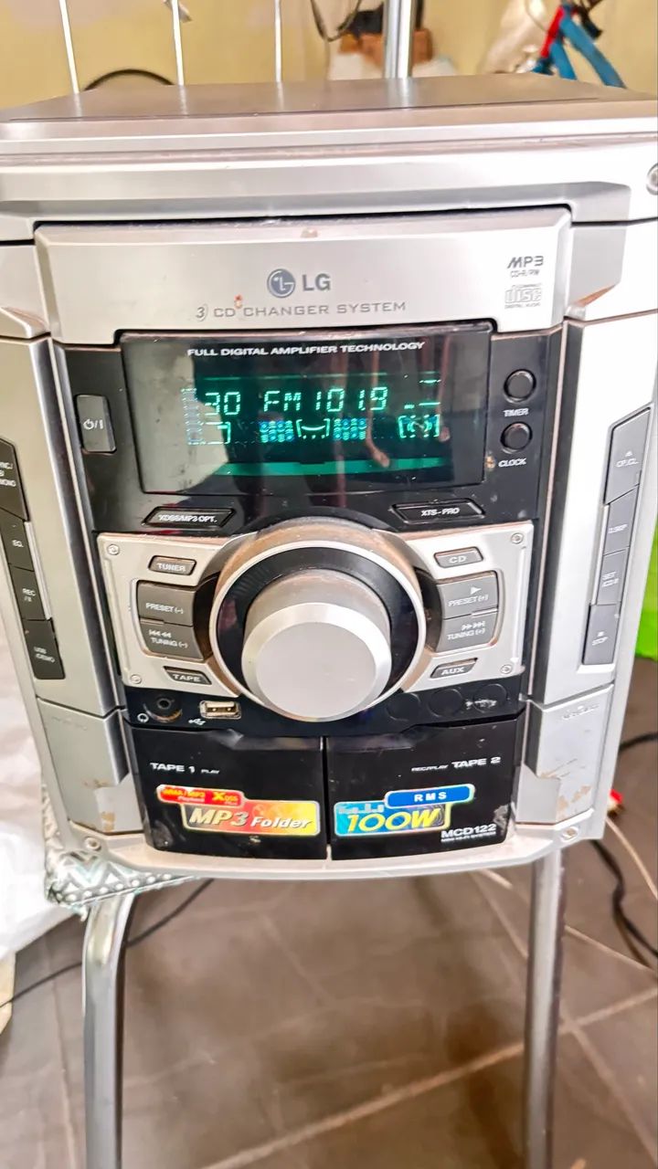 Mini System LG 3 CDs Changer com USB/Pen Drive - 100W - Funcionando - Foto 3