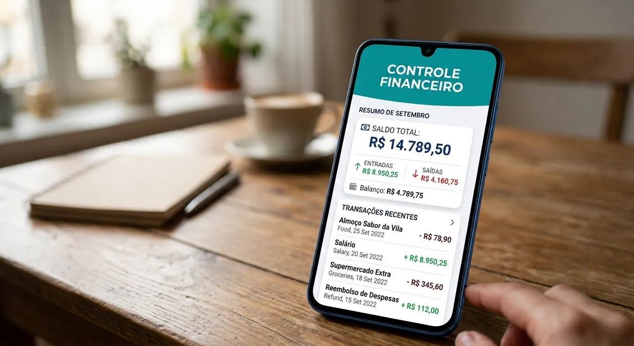 Planilhas de controle financeiro básico e detalhado