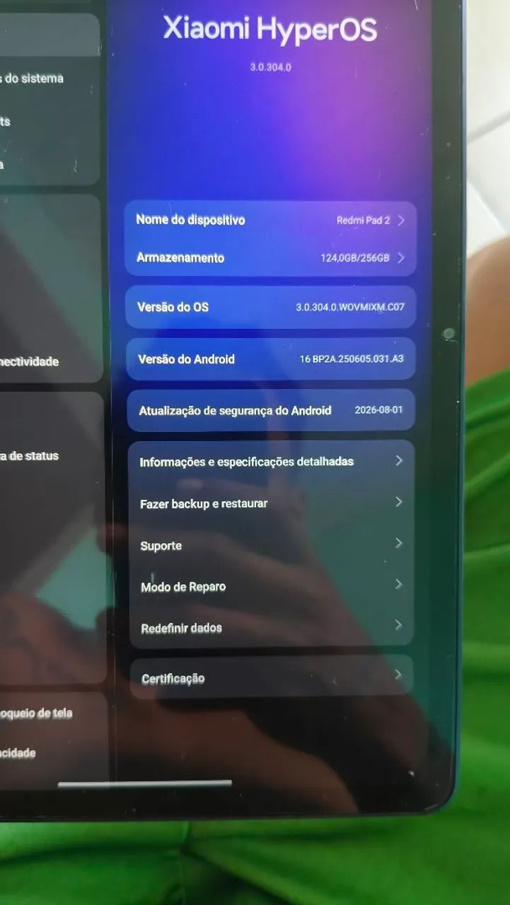 Tablet redmi pad 2, 256gb 8gb de ram, impecável. - Foto 3