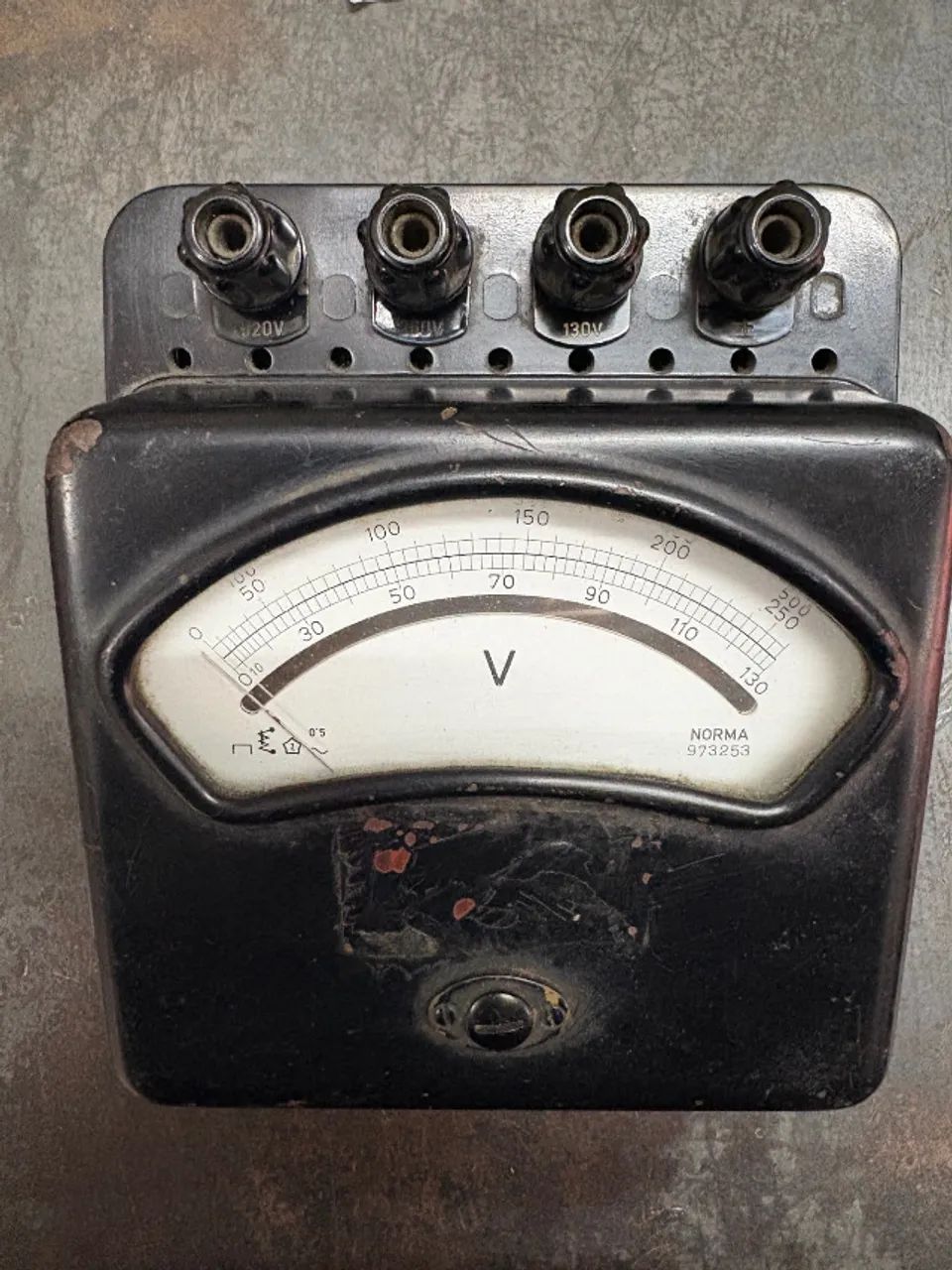 Voltímetro Analógico Antigo NORMA 