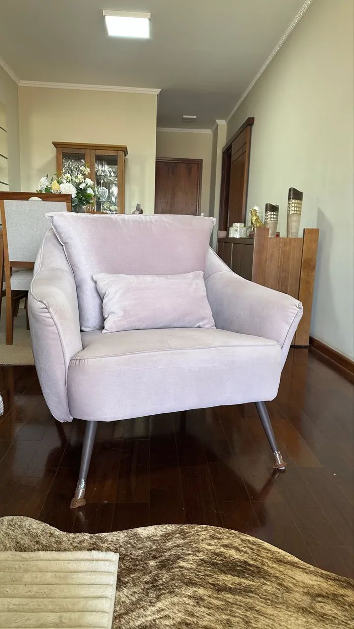 Poltrona suede - Foto 2