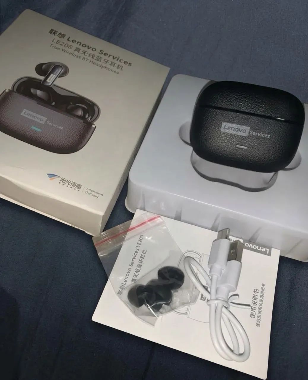 Fone Bluetooth Lenovo LE208 Lacrado Original  - Foto 4