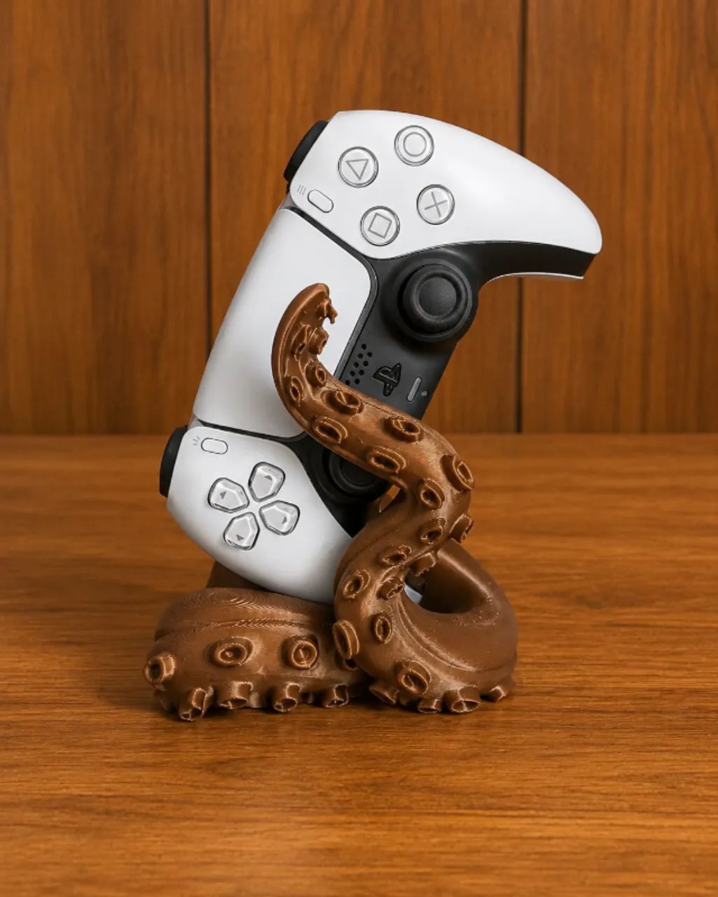 Suporte decorativo em forma de polvo, ideal para guardar e expor o comando da PlayStation  - Foto 5
