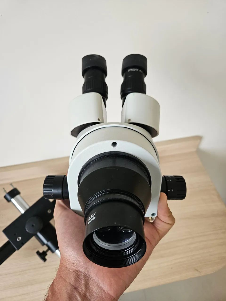Microscópio trinocular kaisi  - Foto 4