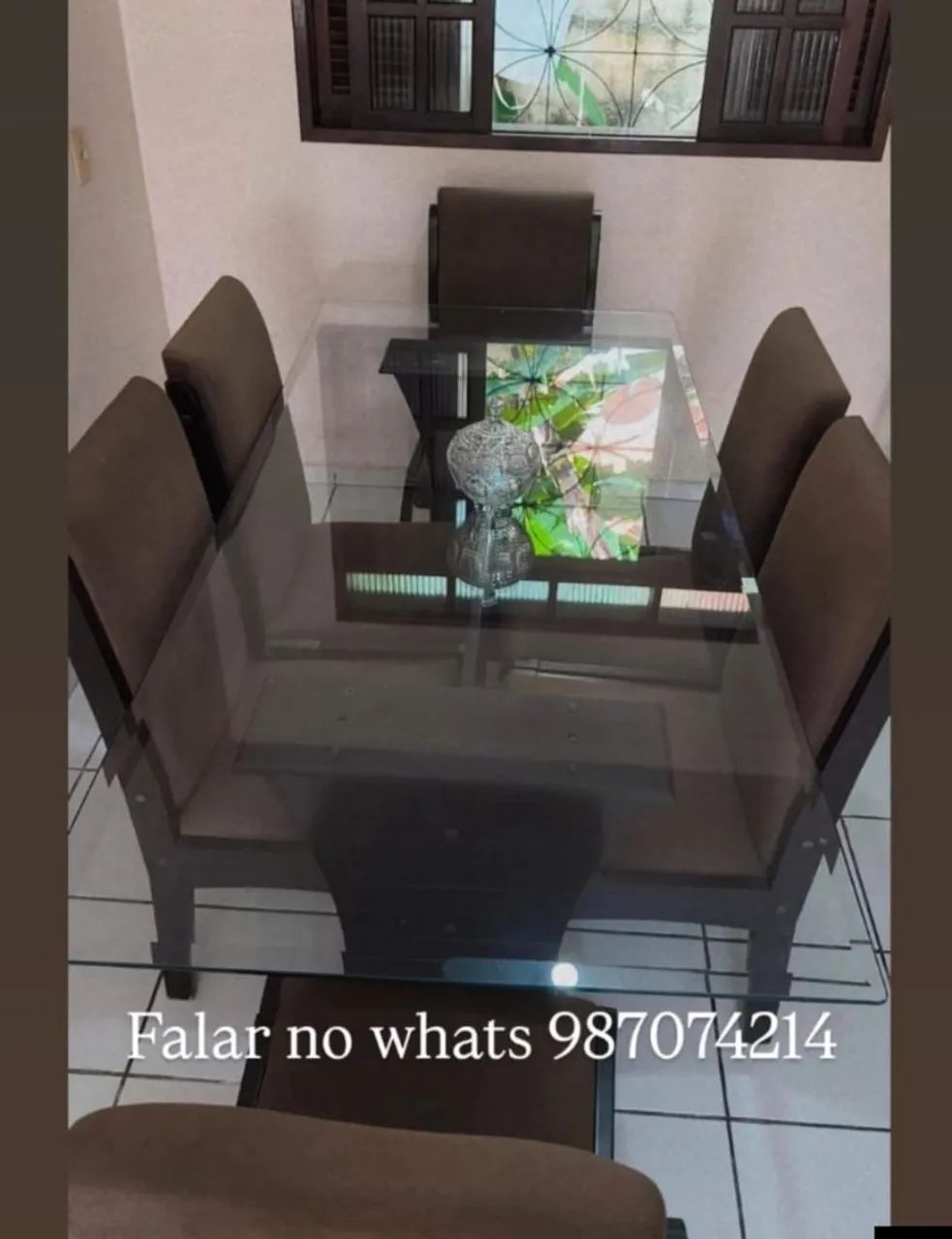 Mesa de jantar 6 cadeiras 