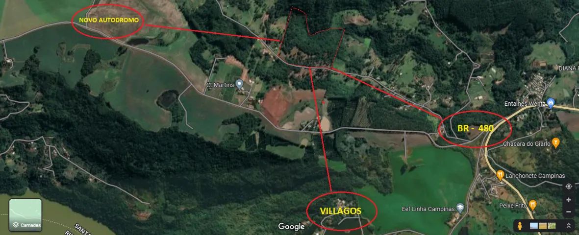 Área de terra próx. ao Autódromo Internacional Chapecó 