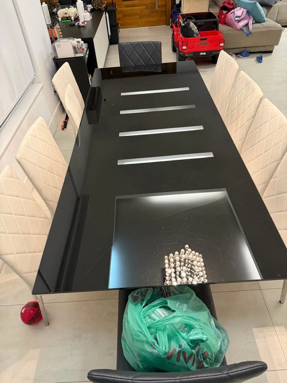 Mesa jantar com 10 cadeiras  - Foto 2