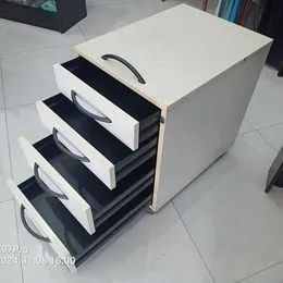 Gaveteiros marca Giroflex com 04 gavetas em aço e rodinhas  - Foto 5