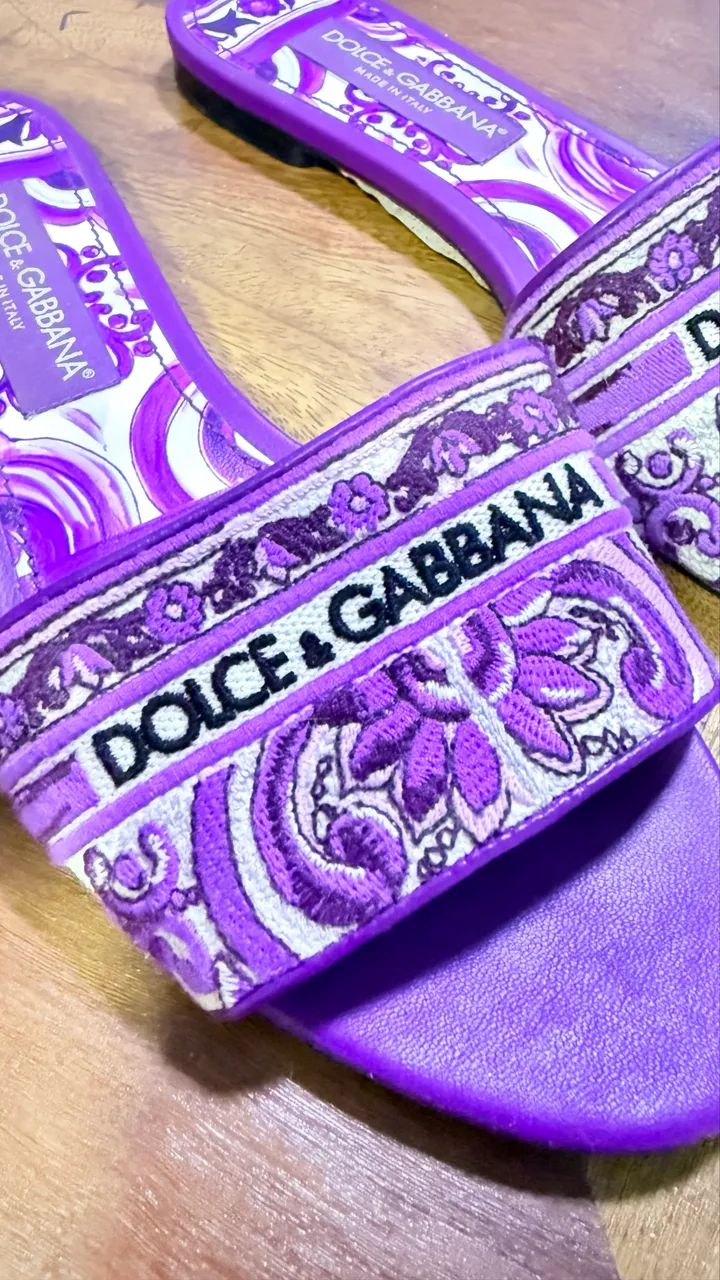 Rasteira Dolce & Cabbana 38