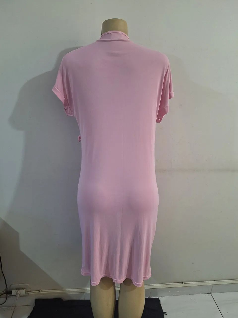Robe feminino rosa  - Foto 4