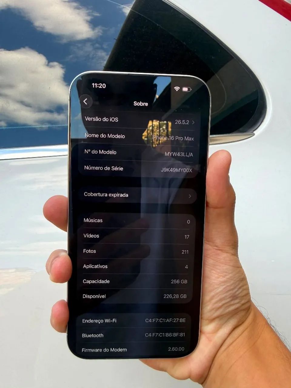Iphone 16 Pro Max Branco de 256Gb com Nota Fiscal - Foto 5