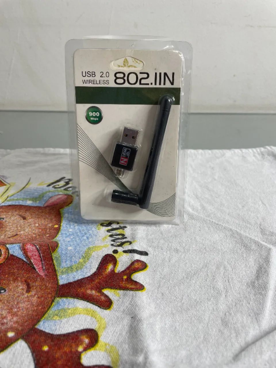ADAPTADOR WI-FI USB 2.0 - 900 MPS - ANTENA EXTERNA