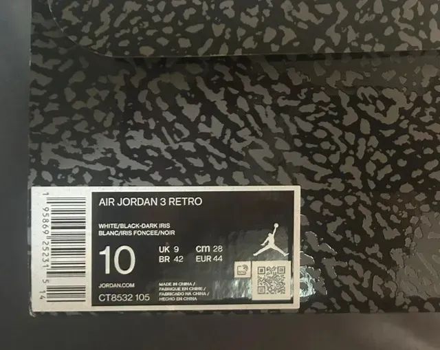 Nike Air Jordan 3 Dark Iris Original tam 42 (não aceito troca) - Foto 3