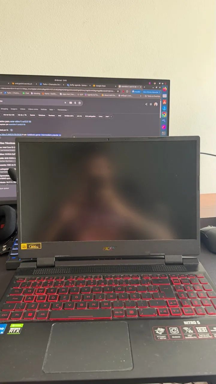 Notebook Acer Nitro 5 AN515 144hz