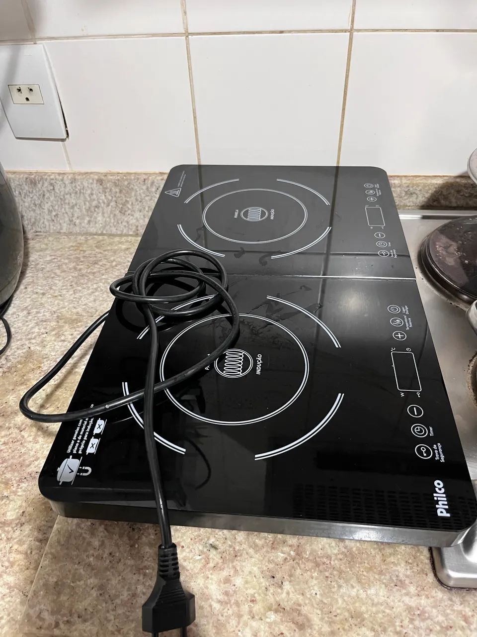Cooktop de Indução Portátil Philco 2 queimadores PCT20P - Foto 2