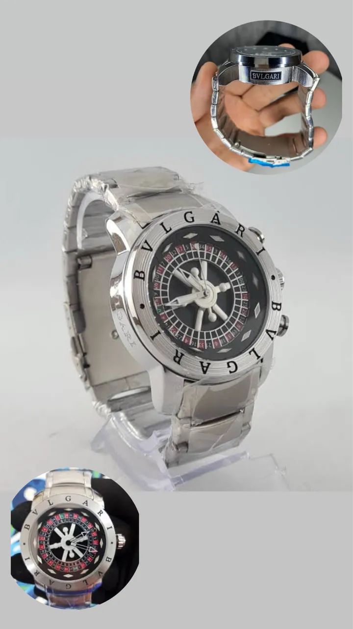 Promoção relógio BVLGARI modelo cassino  - Foto 2