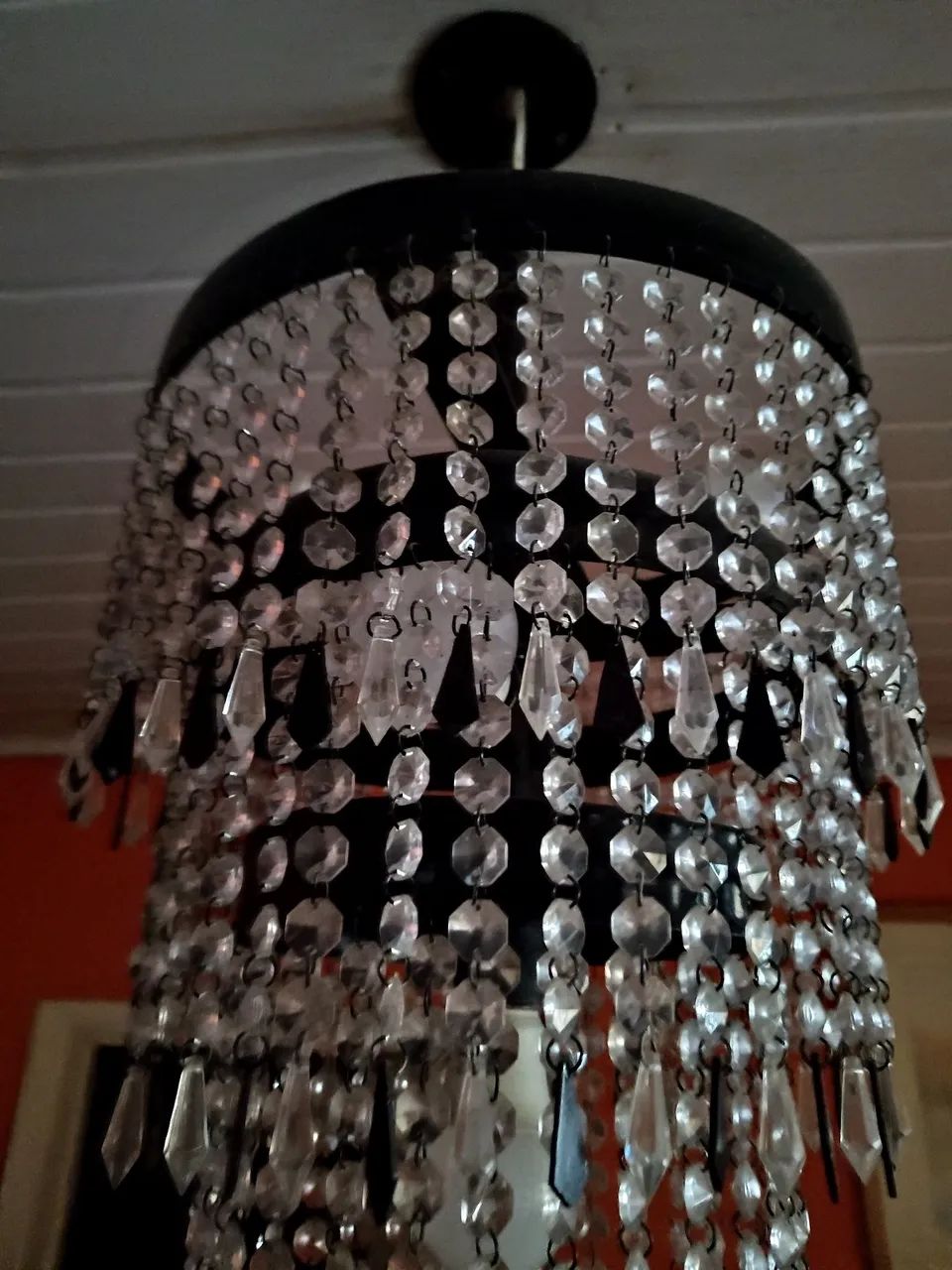 Lustre de cristais acrílico  - Foto 2