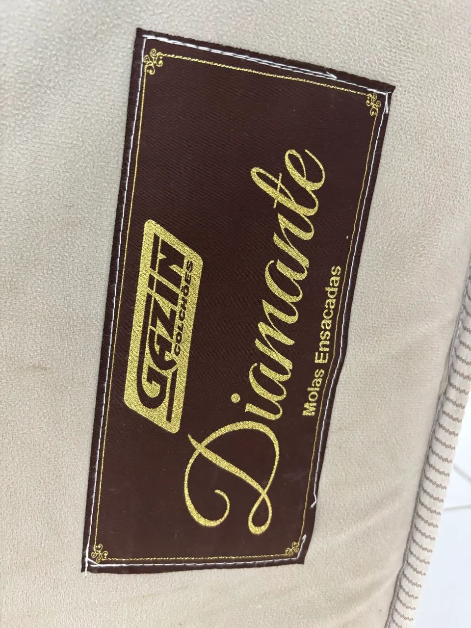 Cama de Casal Gazin Diamante Molas Ensacadas  - Foto 2