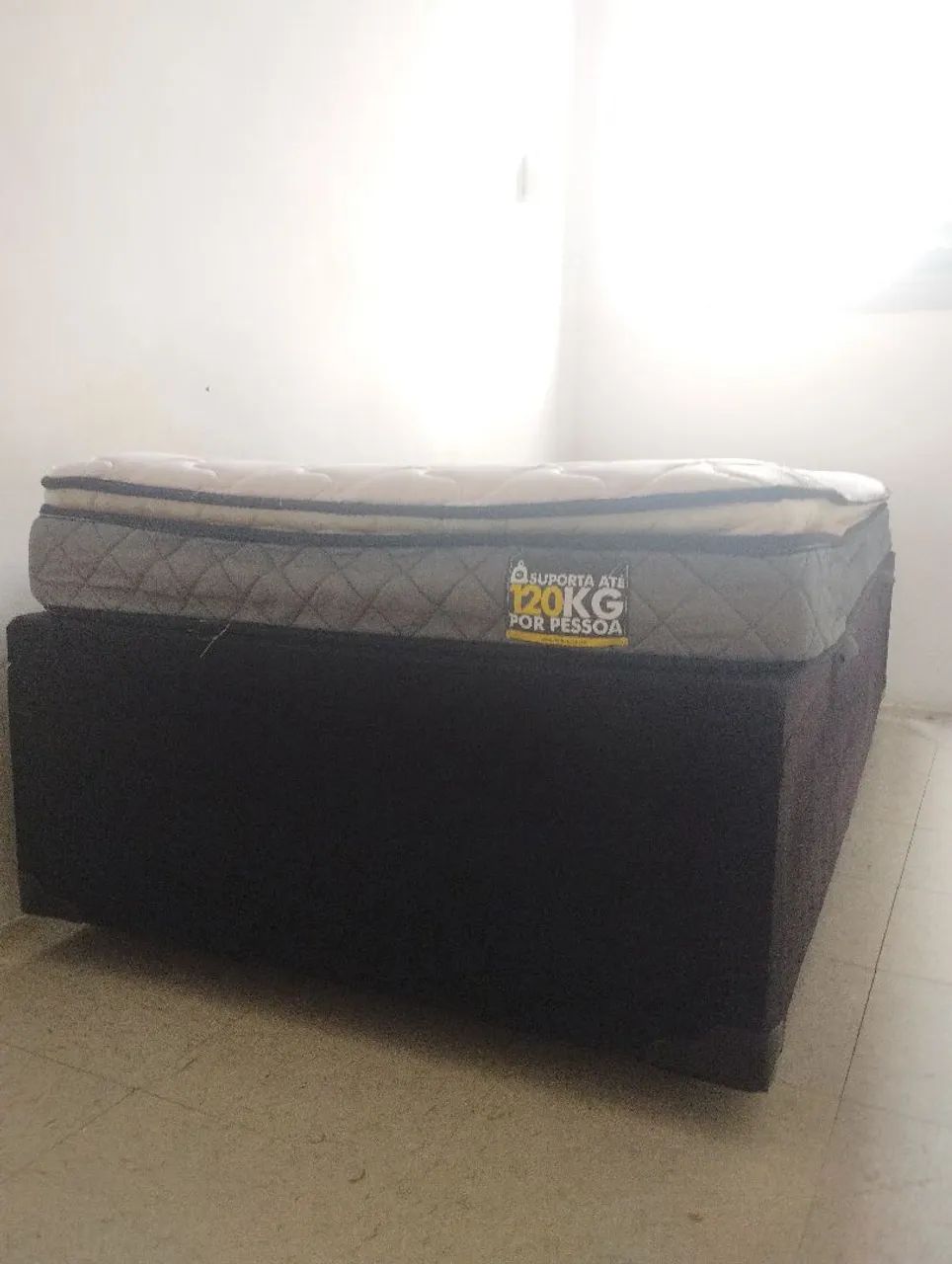 cama box solteiro baú (com colchão) hellen - Foto 3