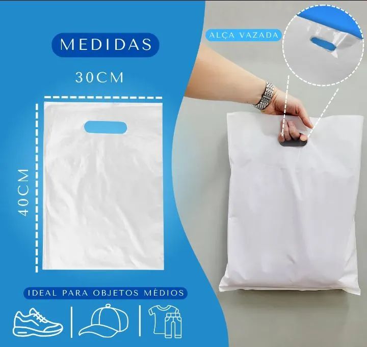 SACOLAS PARA EMPREENDEDOR 30 POR 40 - Foto 2