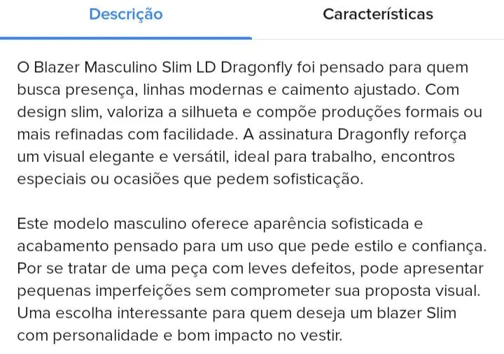 Blazer masculino slim estiloso - Foto 5