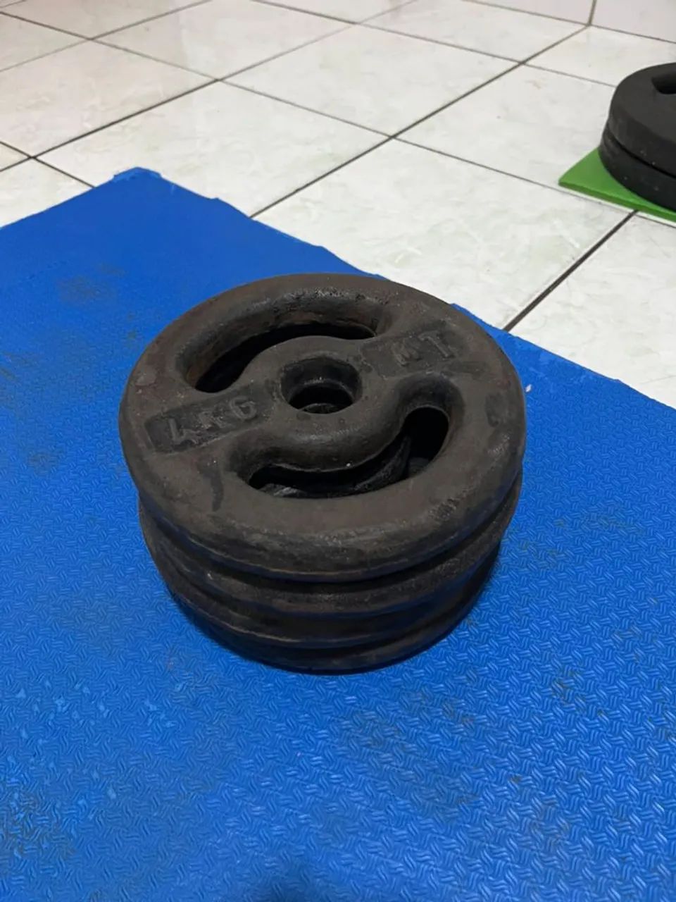 4 anilhas de 4kg