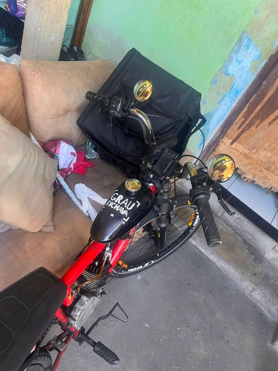 Mobilete 50cc com acessórios  - Foto 2
