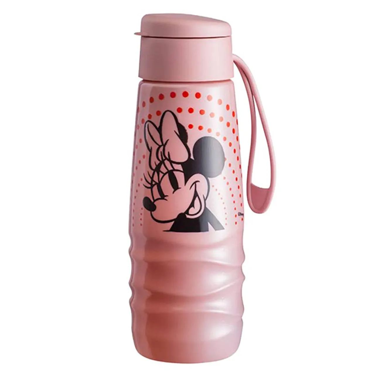 Garrafa de Água com Alça e estampa Disney Minnie