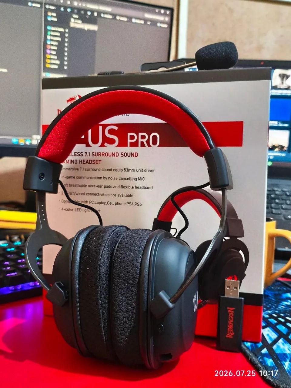 VEMDO HEADSET REDRAGON ZEUS PRO  - Foto 2
