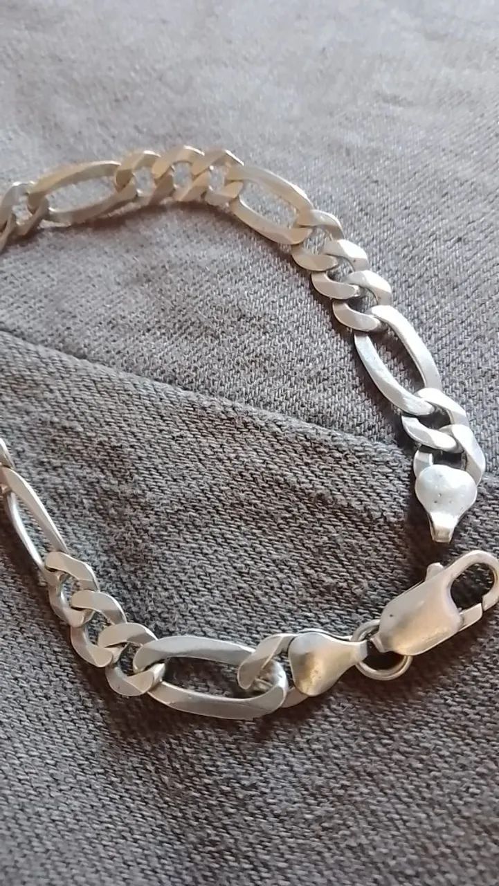 Pulseira de prata pura 