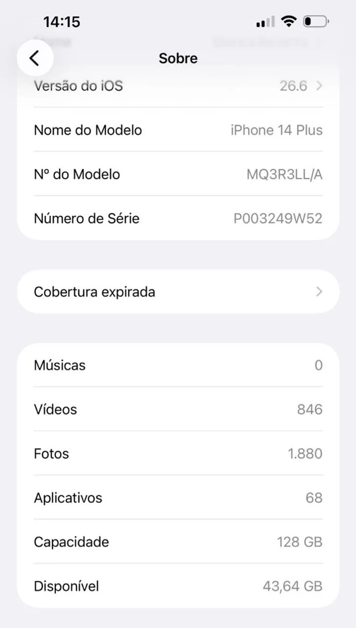 iPhone 14 Plus com 128 GB SEMINOVO - Foto 4