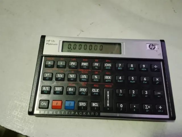calculadora financiera HP 12c Platinum