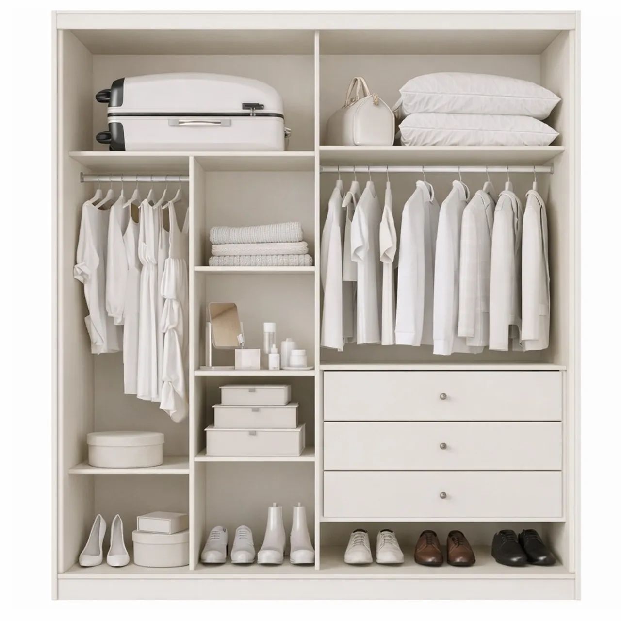 Guarda-Roupa 2 Portas Solteiro  151m  100%MDF tt54 - Foto 3
