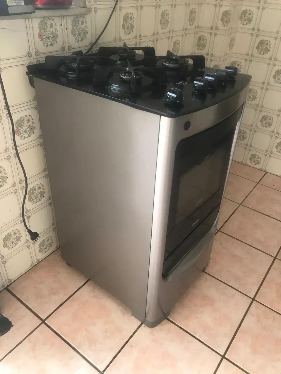 Fogão cônsul inox mesa de vidro com NF - Foto 3