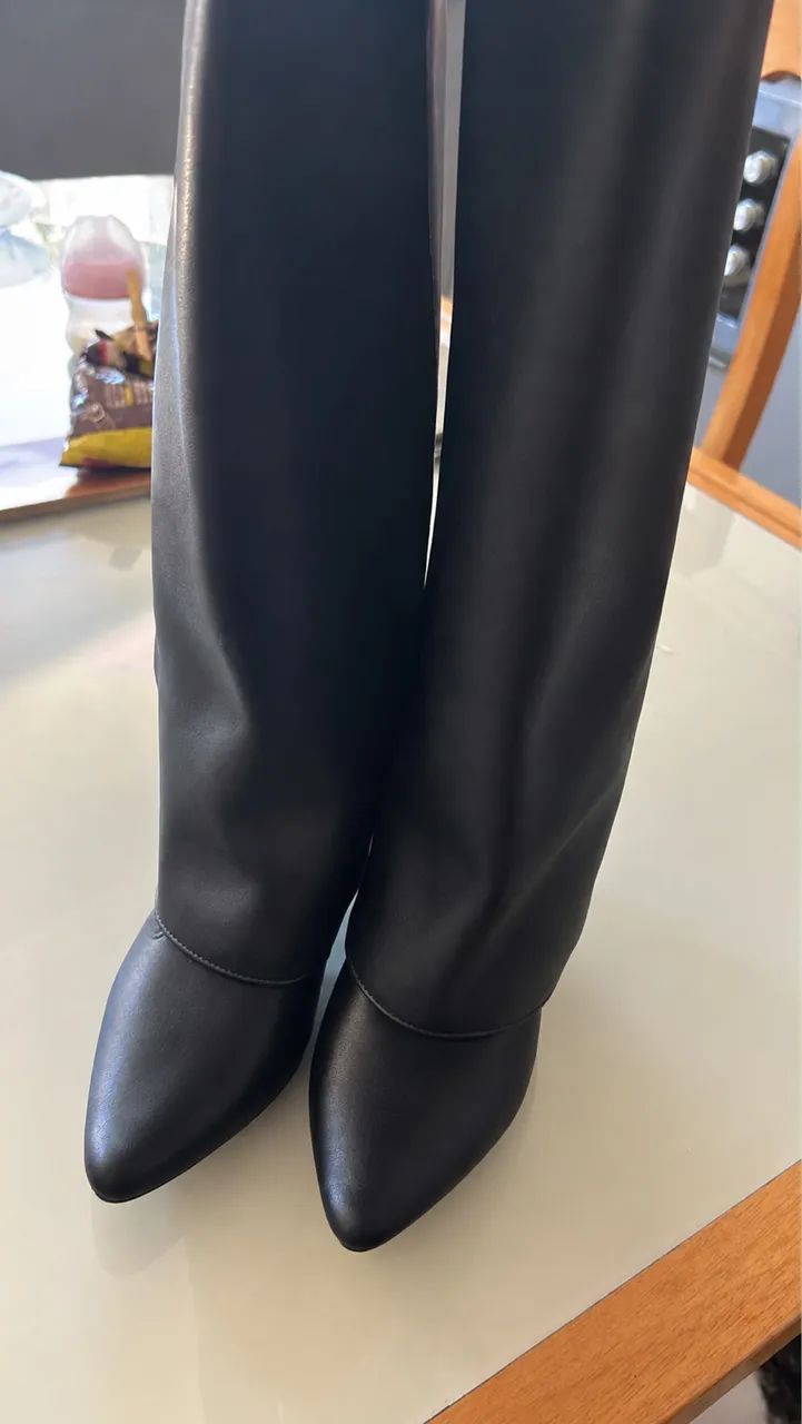 Bota capa feminina cano longo - Foto 2