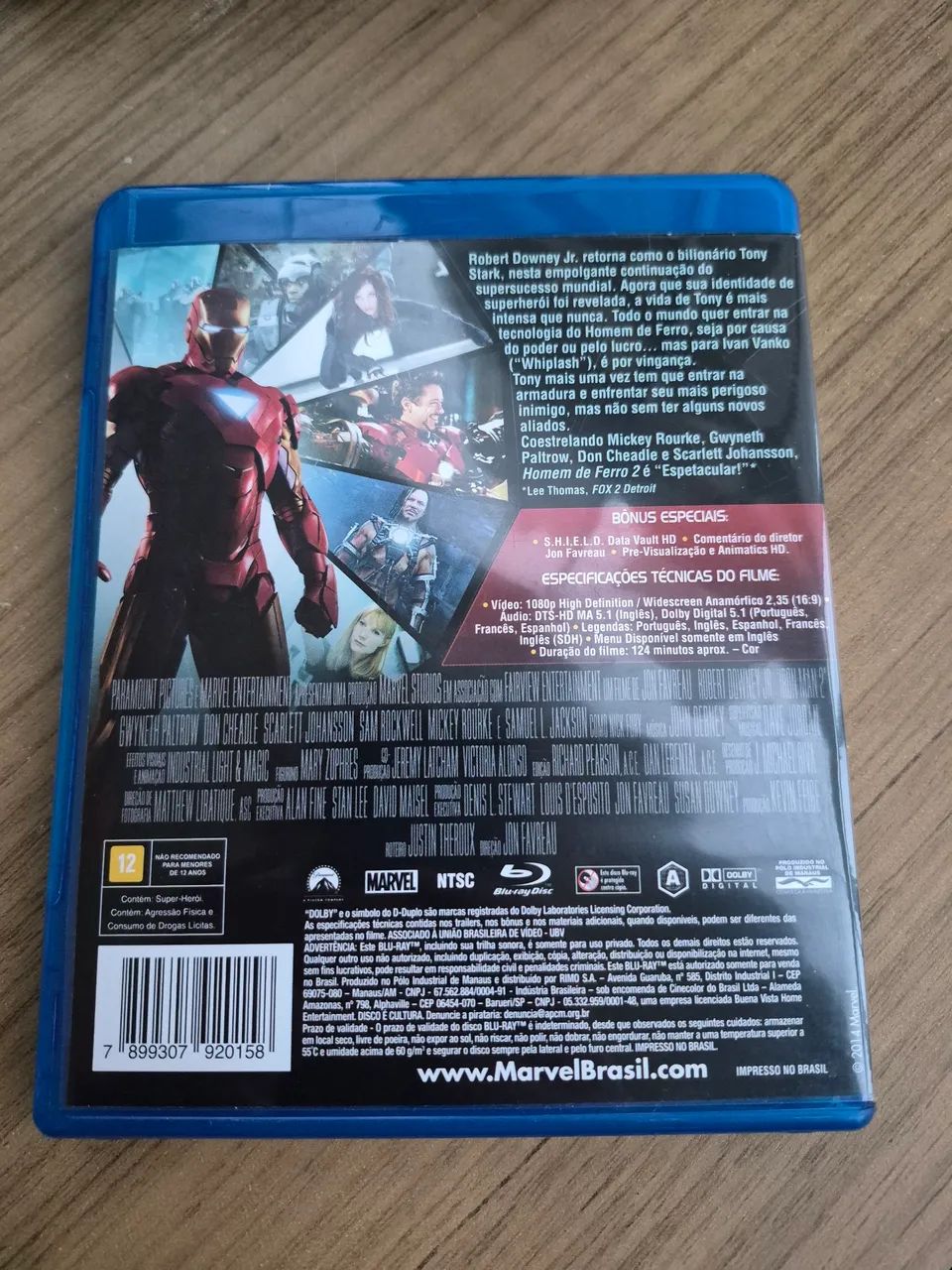 Blu-ray Homem de Ferro 2 - Foto 2