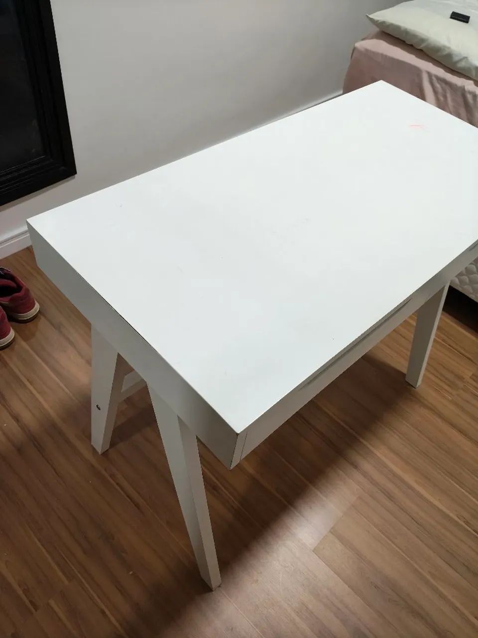 Mesa escrivaninha branca - Foto 3