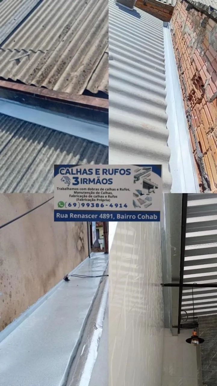 Calhas e rufos