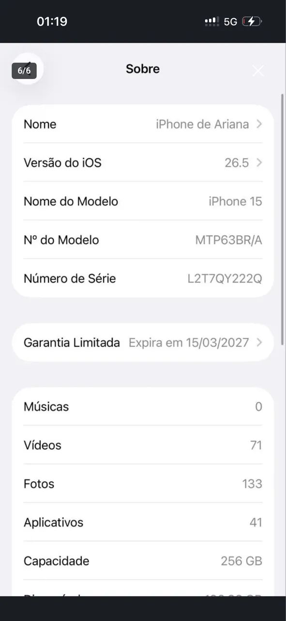 iPhone preto 256Gb - Foto 5