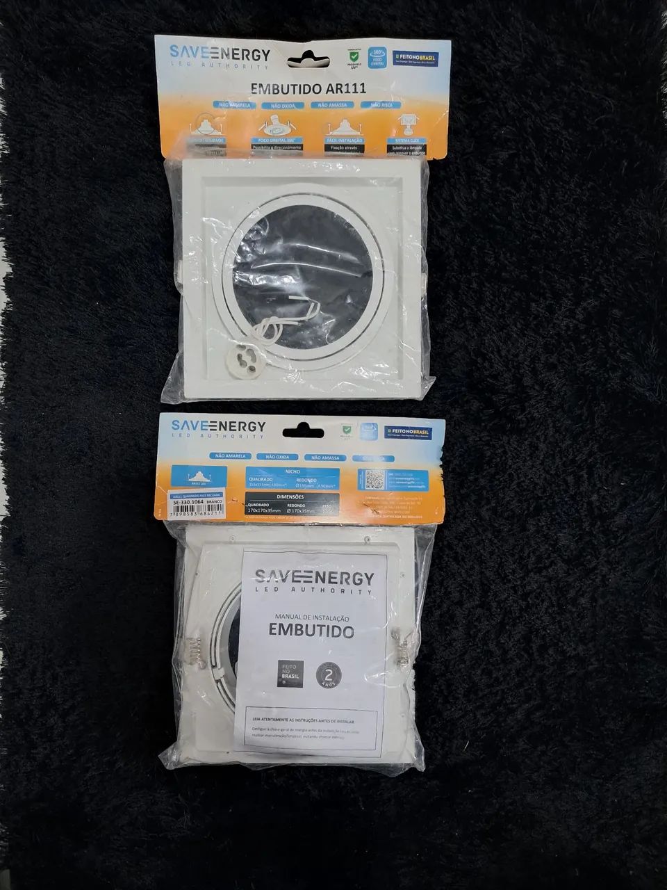 Kit dois Spot AR111 Embutido Iluminação Recuado com Foco Orientável - Foto 6