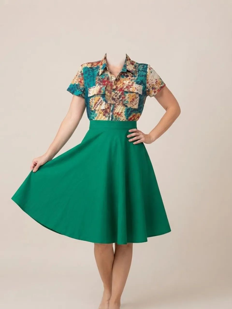 Vestido feminino godê - Foto 3