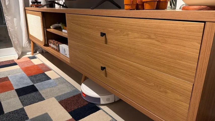 Rack para TV - Linha Curve, Freijó, 220cm - Foto 3