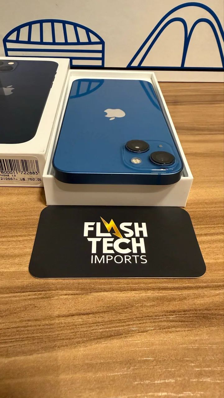 iphone 13 azul 128gb - Foto 4